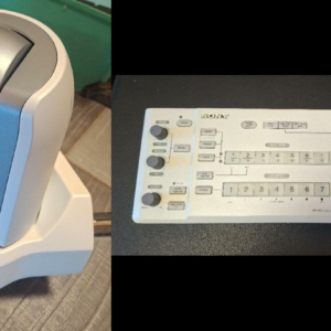 Caméra robotisée 3CCD de marque Sony modèle BR300, vendue avec son unité de commande à distance modèle RM BR300.