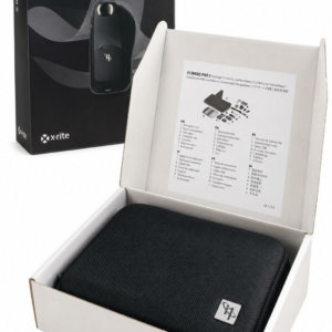 Spectrophotomètre professionnel de mesure colorimétrique de marque X-RITE modèle i1BASIC PRO 2, avec sonde i1Pro 2 et accessoires. Outil de mesure et d'étalonnage des couleurs pour les écrans, les projecteurs et les imprimantes. Non testé. Localisation : 30 rue Beauregard - 60440 Nanteuil-le-Haudouin