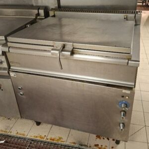 Sauteuse basculante en inox alimentaire. 105 x 100 x 100 cm. (usures)